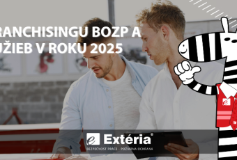Rast franchisingu BOZP Extéria Market a B2B služieb v roku 2025